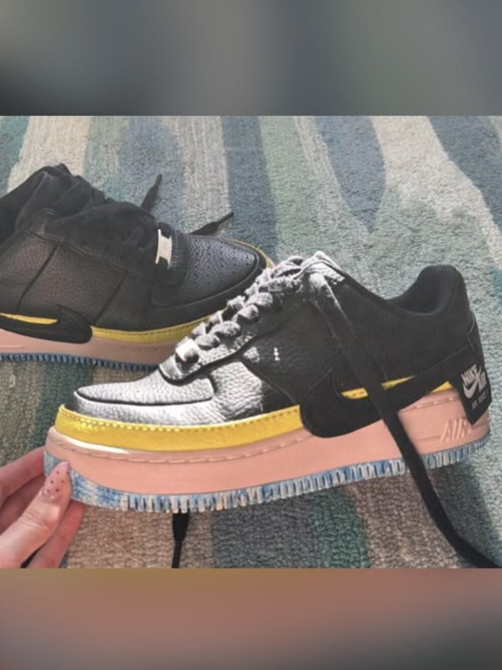 Nike Air Force 1 Jester XX SE “Black/Sonic Yellow” — Women’s Size 7